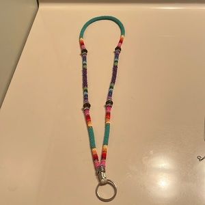Beaded lanyard